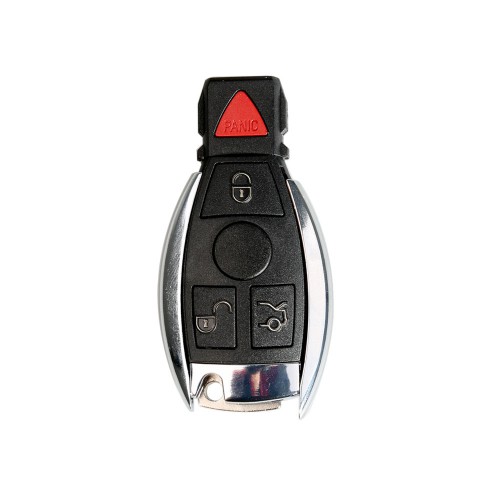 Benz Smart Key Shell 3+1 Button Plastic with a Red Button Work with VVDI BE Key Pro Perfectly 5pcs/lot