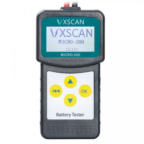 VXSCAN MICRO-200 12.11V Digital Car Battery Tester/Analyzer for 12 Volt Vehicles