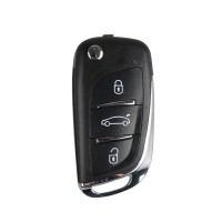 [EU/UK Ship]XHORSE XKDS00EN X002 Volkswagen DS Style Remote Key 3 Buttons for VVDI Key Tool 5pcs/lot Get 25 Bonus Points for Each Key