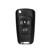 XHORSE XNBU00EN Wireless Universal Remote Key Buick Style Flip 3 Buttons Remotes for VVDI Key Tool English Version 5pcs/lot