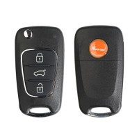 [EU/UK Ship]Xhorse XKHY02EN Wire Remote Key Hyundai Flip 3 Buttons English 5pcs/lot Get 25 Bonus Points for Each Key