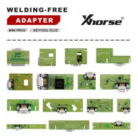 [€483 EU/UK Ship] Xhorse Solder-free Adapters Full Set for VVDI Mini Prog and Key Tool Plus