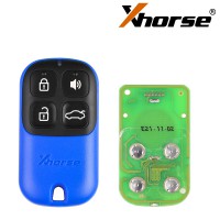 [EU Ship]XHORSE XKXH01EN Universal Remote Key 4 Buttons for VVDI Key Tool English Version 5pcs/lot