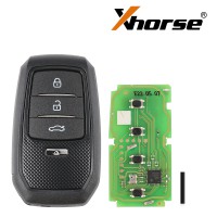[In Stock] Xhorse XSTO01EN Toyota XM38 Smart Key 4D 8A 4A All in One with Key Shell