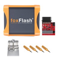 FoxFlash ECU TCU Clone and Chip Tuning tool with OTB 1.0 Expansion Adapter, LED BDM Frame, ECU Open Cover Dismantling Assist Tool