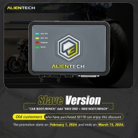 Alientech Kess3 Slave Bike OBD Bench Boot Protocols Promotion for Kess V3 Slave Car OBD/Bench User Only