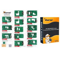 Xhorse MQB48 Soder-free Adapters Full Set 13pcs Plus MQB48 NEC35xx Authorization License
