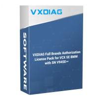 VXDIAG Full Brands Add License Pack for VCX SE BMW with SN V94SE****