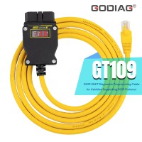 GODIAG GT109 DOIP EN-ET with Voltage Display DOIP ENET Diagnostic Programming Coding for BMW Benz VW Audi etc