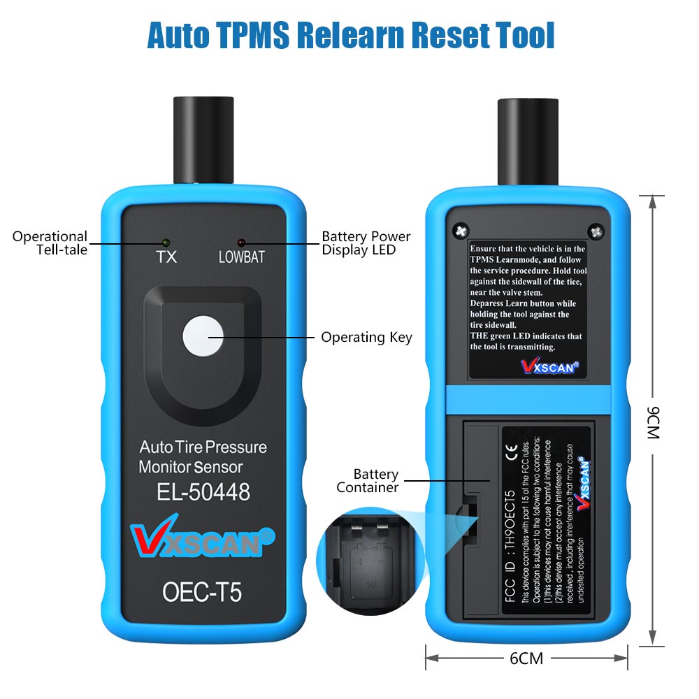 Auto Tire Pressure Monitor Sensor TPMS Relearn Reset Activation Tool GM Ford BMW