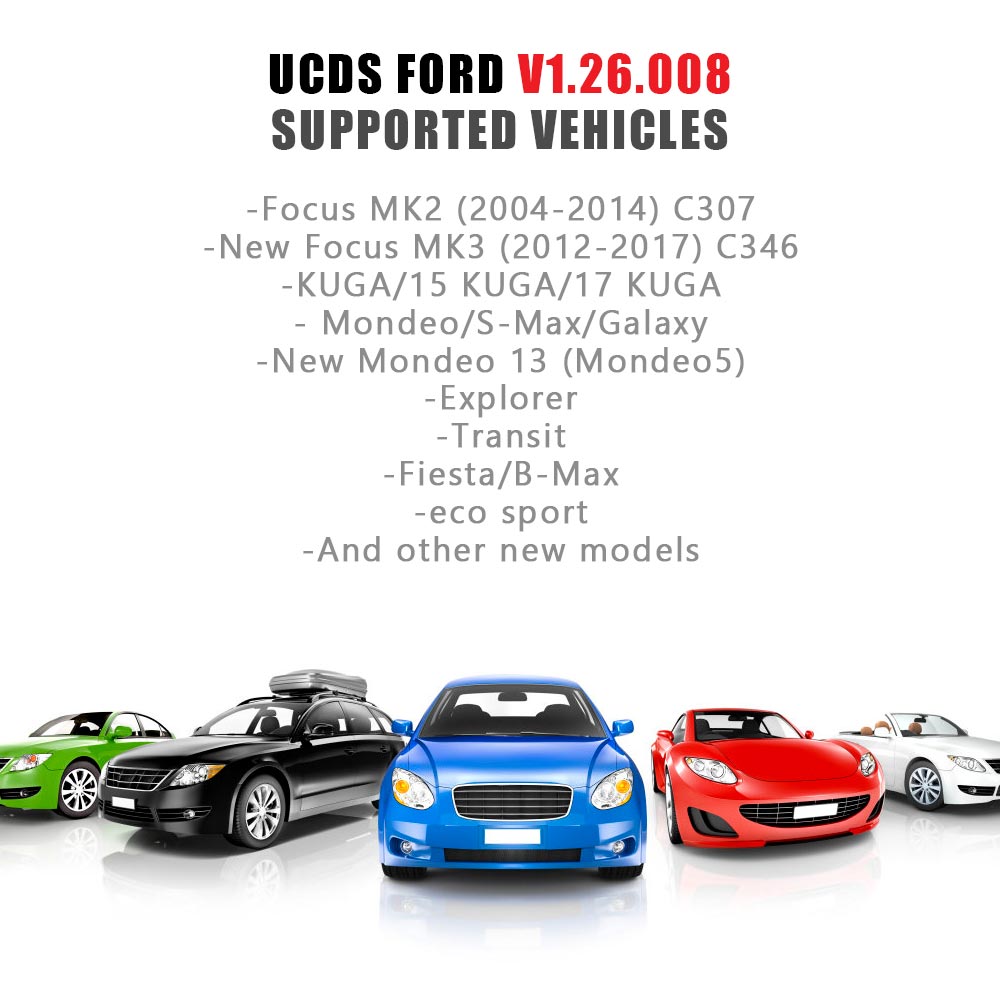 ucds ford supported vehicle list