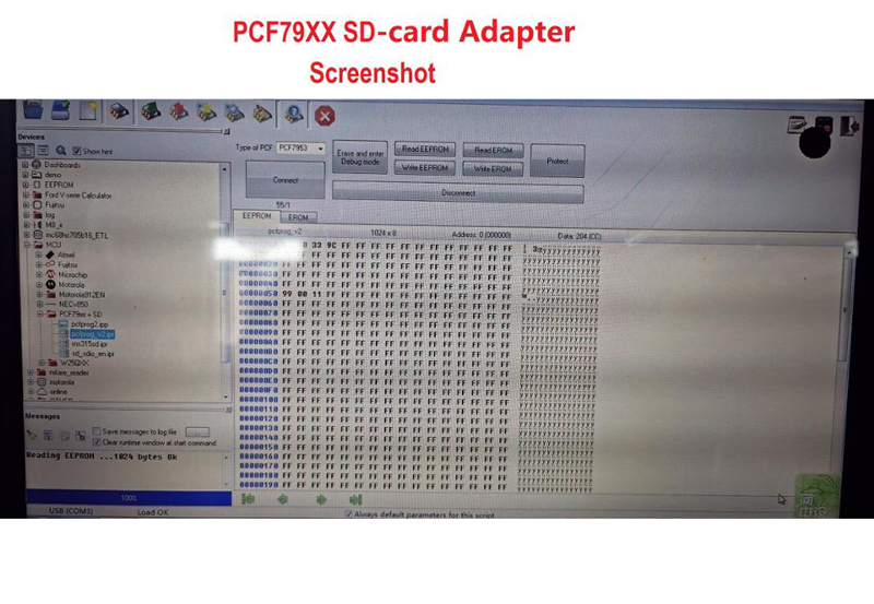 IPROG PCF79XX SD Adapter SD-card Adapter Read and Write PCF7941/52/53/61 for IPROG