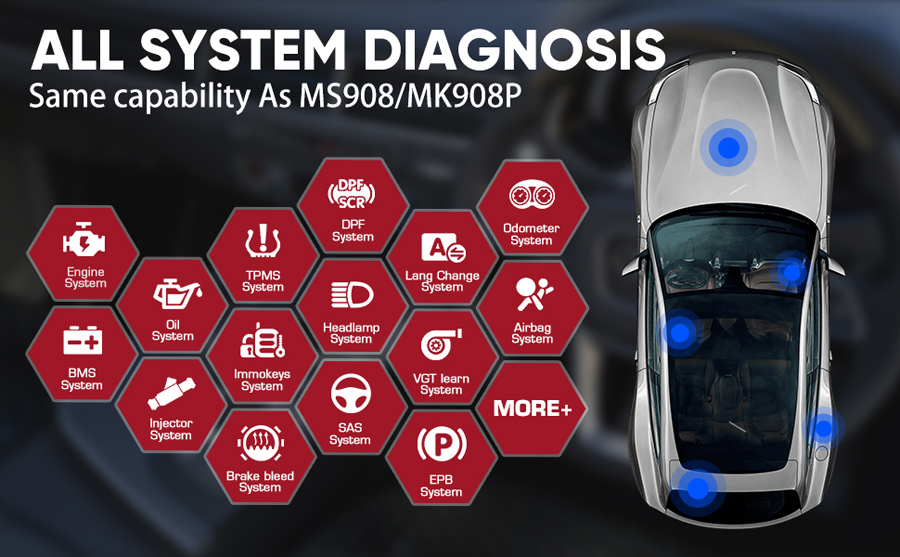 Autel MS906 PRO All System Diagnosis