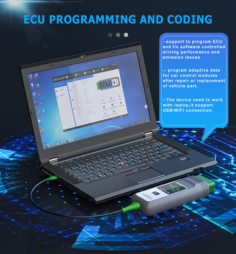 vxdiag vcx se pro for vw ecu coding and programming