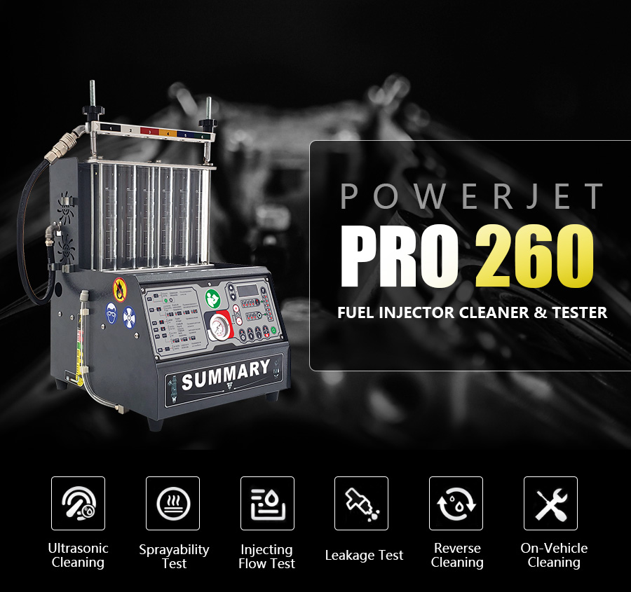 summary-powerjet-pro-260-injector-cleaner-tester