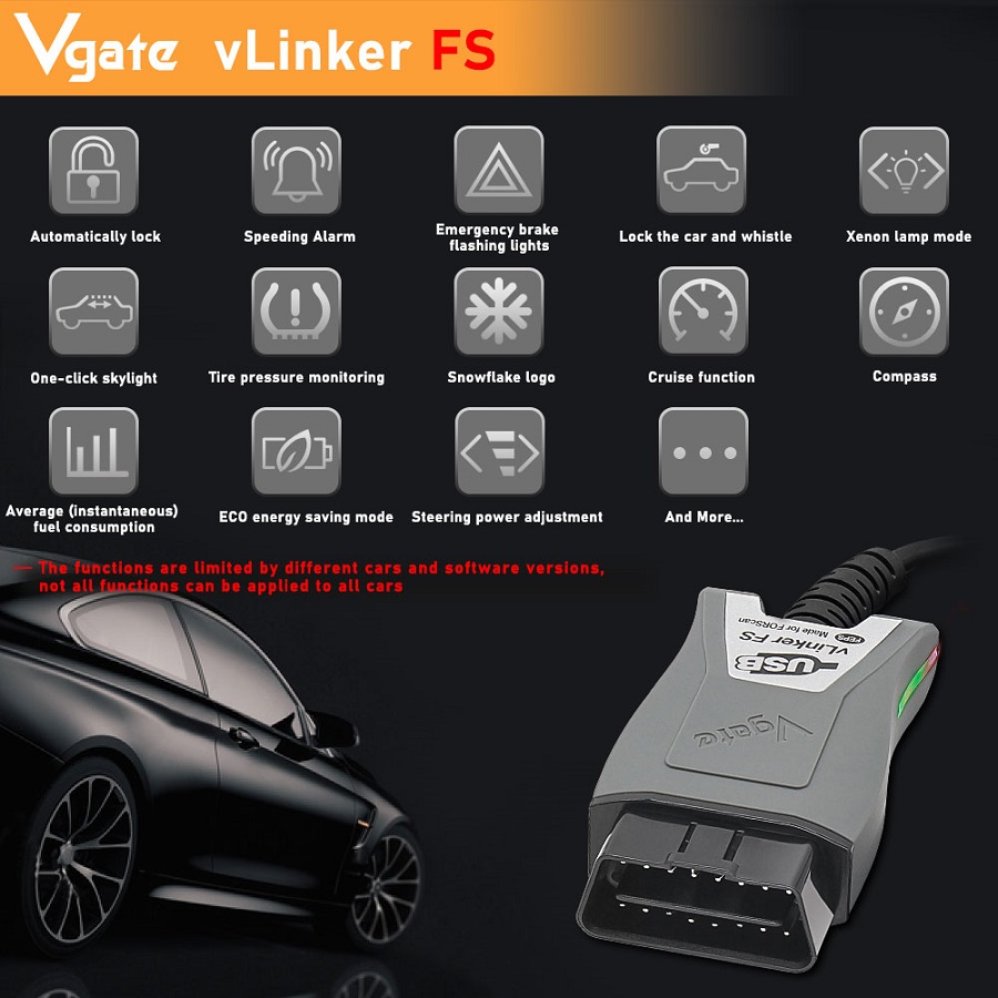 vgate-vlinker-fs-function-list