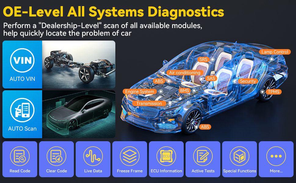 xtool d7 all system diagnostic function