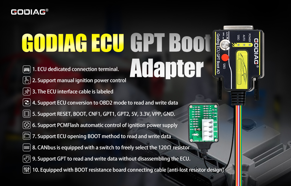 godiag-ecu-gpt-boot-adapter-features