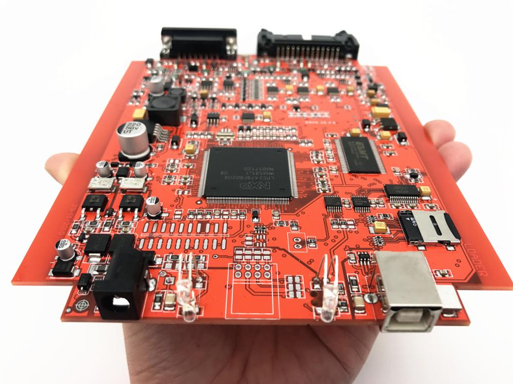 Red PCB Circuit board