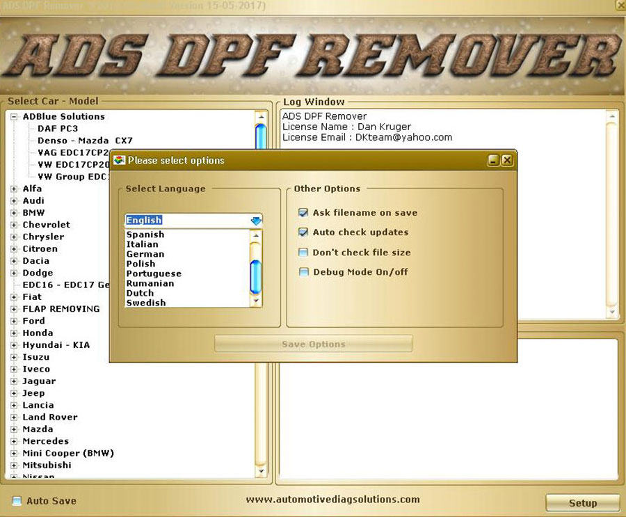 dpf off software download