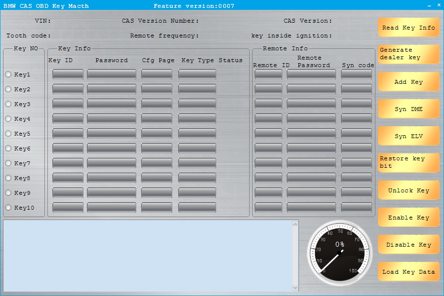 CGDI BMW Function software display