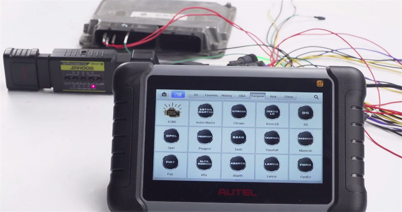 how to use autel mp808z ts 7