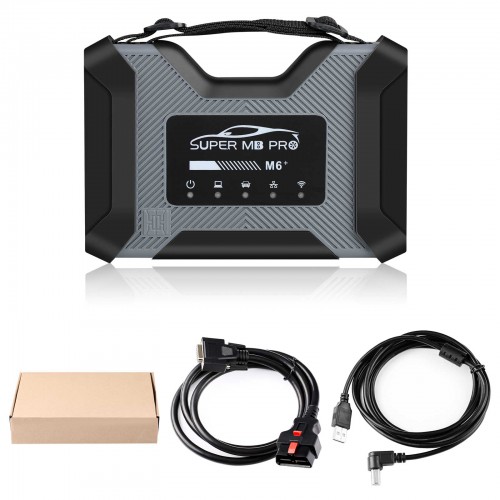 Super MB Pro M6+ Standard Package MB Star Diagnostic Tool with SSD for Mercedes Benz 12V Cars and 24V Trucks
