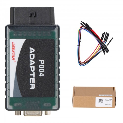 OBDSTAR P004 Adapter and Jumper Airbag Reset Kit for X300 DP Plus/ OdoMaster/P50